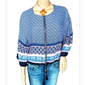 Christopher & Banks Colorful Mosaic Print Top. ⭐Pick 3 For $40.